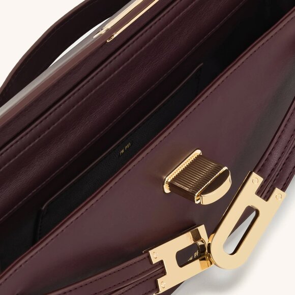 Structured Top Handle Bag - Deep Burgundy JW PEI - Picture 4 of 8